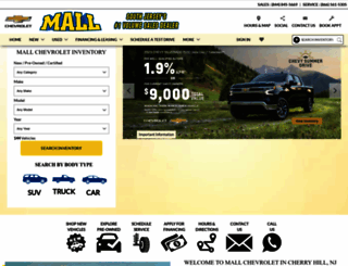 mallchevy.com screenshot