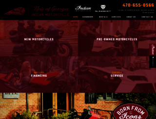 mallofgeorgiaindianmotorcycle.com screenshot