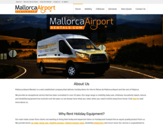 mallorcaairportrentals.com screenshot