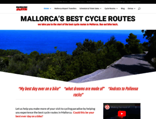 mallorcacycleshuttle.co.uk screenshot