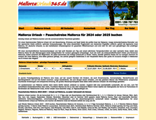 mallorcaurlaub365.de screenshot