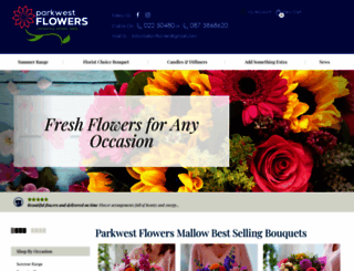 mallowflowers.com screenshot
