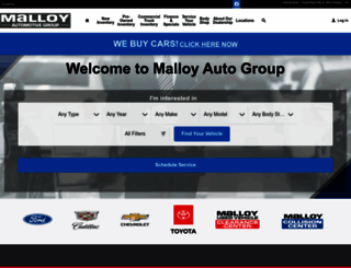 malloy.com screenshot