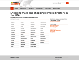 mallsinfo.com screenshot