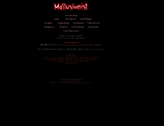 mallusionist.com screenshot