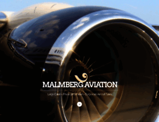 malmbergaviation.com screenshot