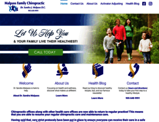 malpassfamilychiropractic.com screenshot