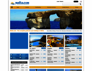 malta.com screenshot