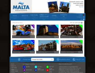maltaexcursions.com screenshot