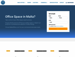 maltaoffices.com screenshot