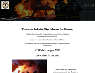 maltaridgefire.com screenshot
