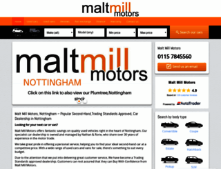 maltmillmotors.co.uk screenshot
