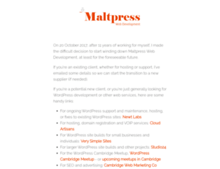 maltpress.co.uk screenshot