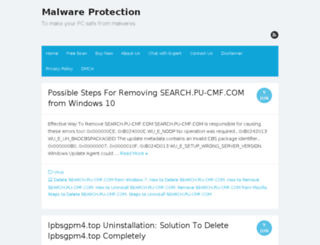malware-protection.net screenshot