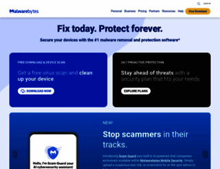 malwarebytes.org screenshot