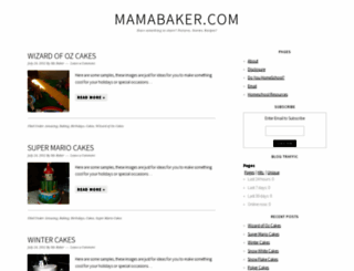 mamabaker.com screenshot