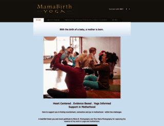 mamabirthyoga.com screenshot