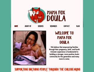 mamafoxdoula.com screenshot