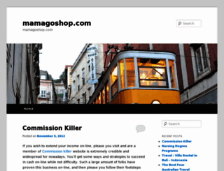mamagoshop.com screenshot