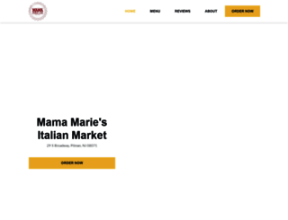 mamamariesitalianmarket.net screenshot