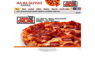 mamaoliviaspizza.com screenshot