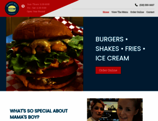 mamasboyburgers.com screenshot
