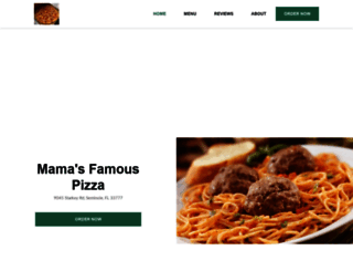 mamasfamouspizza.net screenshot