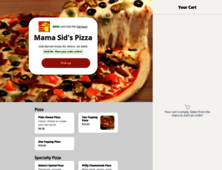 mamasidspizza.com screenshot