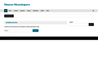 mamasmonologues.com screenshot