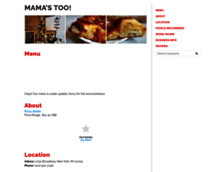 mamastoonewyork.cafesplanet.com screenshot