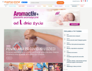 mamazone.pl screenshot