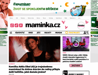 maminka.cz screenshot