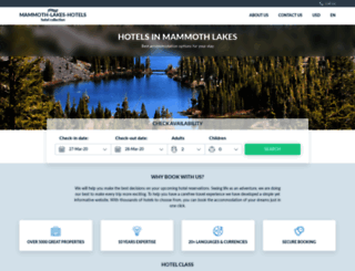 mammoth-lakes-hotels.com screenshot