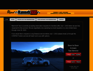 mammoth-taxi.com screenshot