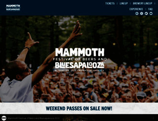 mammothbluesbrewsfest.com screenshot