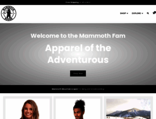 mammothbound.com screenshot