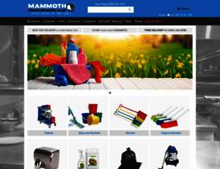 mammothcleaningsupplies.co.uk screenshot