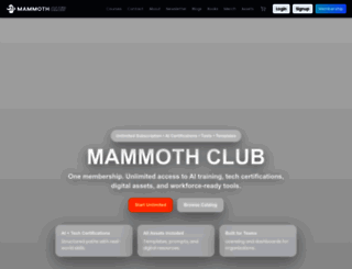 mammothinteractive.com screenshot