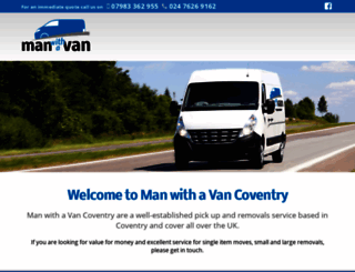 man-with-a-van-coventry.co.uk screenshot