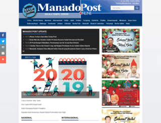 manadopostonline.com screenshot