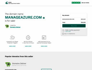 manageazure.com screenshot