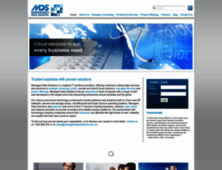 manageddatasolutions.com.au screenshot