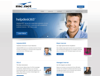 managedmail.mc.net screenshot
