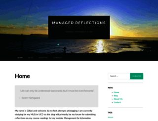 managedreflections.wordpress.com screenshot