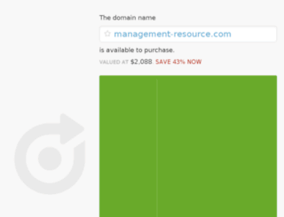 management-resource.com screenshot