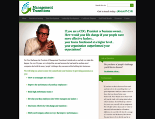management-transitions.com screenshot