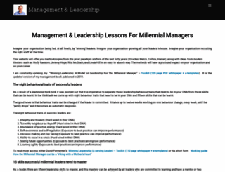management.davidparmenter.com screenshot