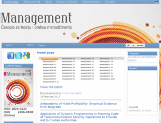 management.fon.rs screenshot