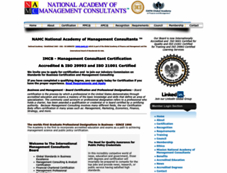 managementconsultantcertification.com screenshot