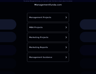 managementfunda.com screenshot